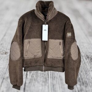 ALO Yoga Brown Sherpa Jacket